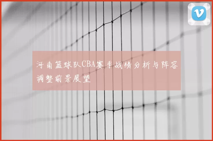 河南篮球队CBA赛季战绩分析与阵容调整前景展望